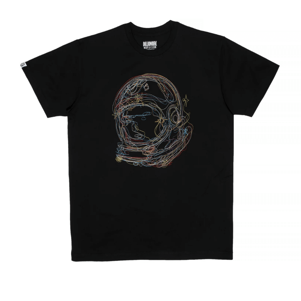 BILLIONAIRE BOYS CLUB SCRIBBLE CAMISETA NEGRA