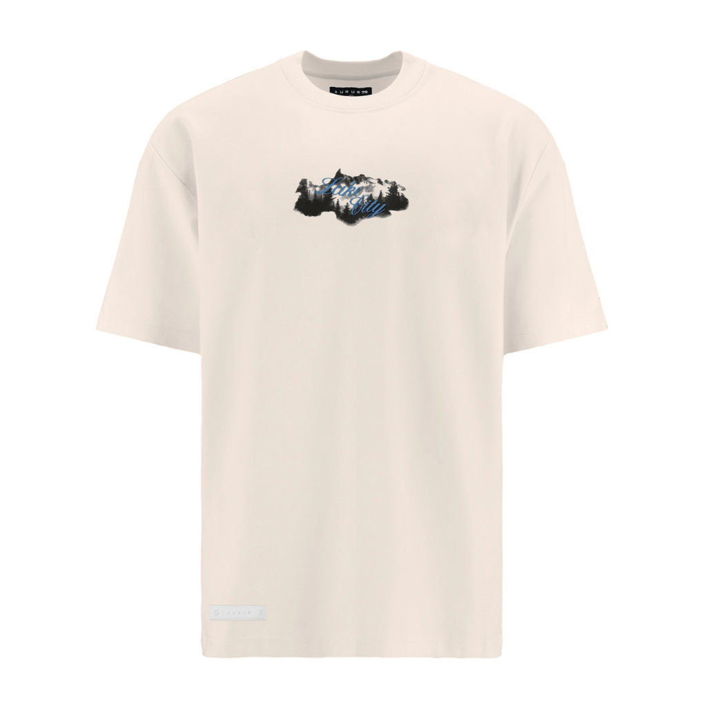 AURUM METROPOLIS III LAKE CITY CAMISETA OVERSIZED BLANCA