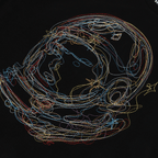 BILLIONAIRE BOYS CLUB SCRIBBLE CAMISETA NEGRA