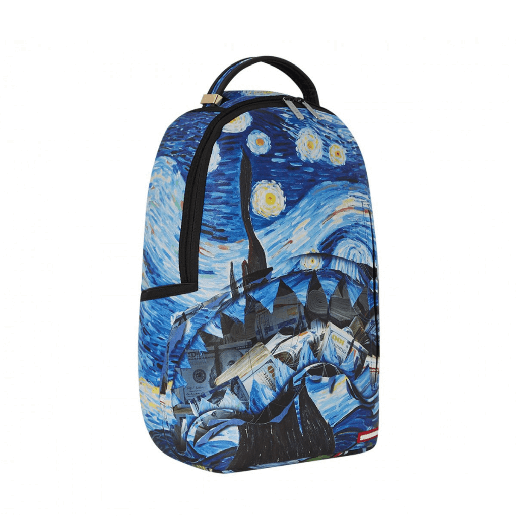 MORRAL SPRAYGROUND VAN GOGH HIDDEN MONEY BAG DLXSV AZUL