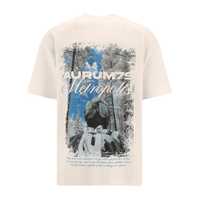 AURUM METROPOLIS III LAKE CITY CAMISETA OVERSIZED BLANCA