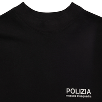 SINNERS CAMISETA DOBLE MANGA BLANCA POLIZIA NEGRA