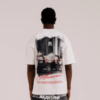 AURUM STARS I FLASHES CAMISETA OVERSIZED BLANCA