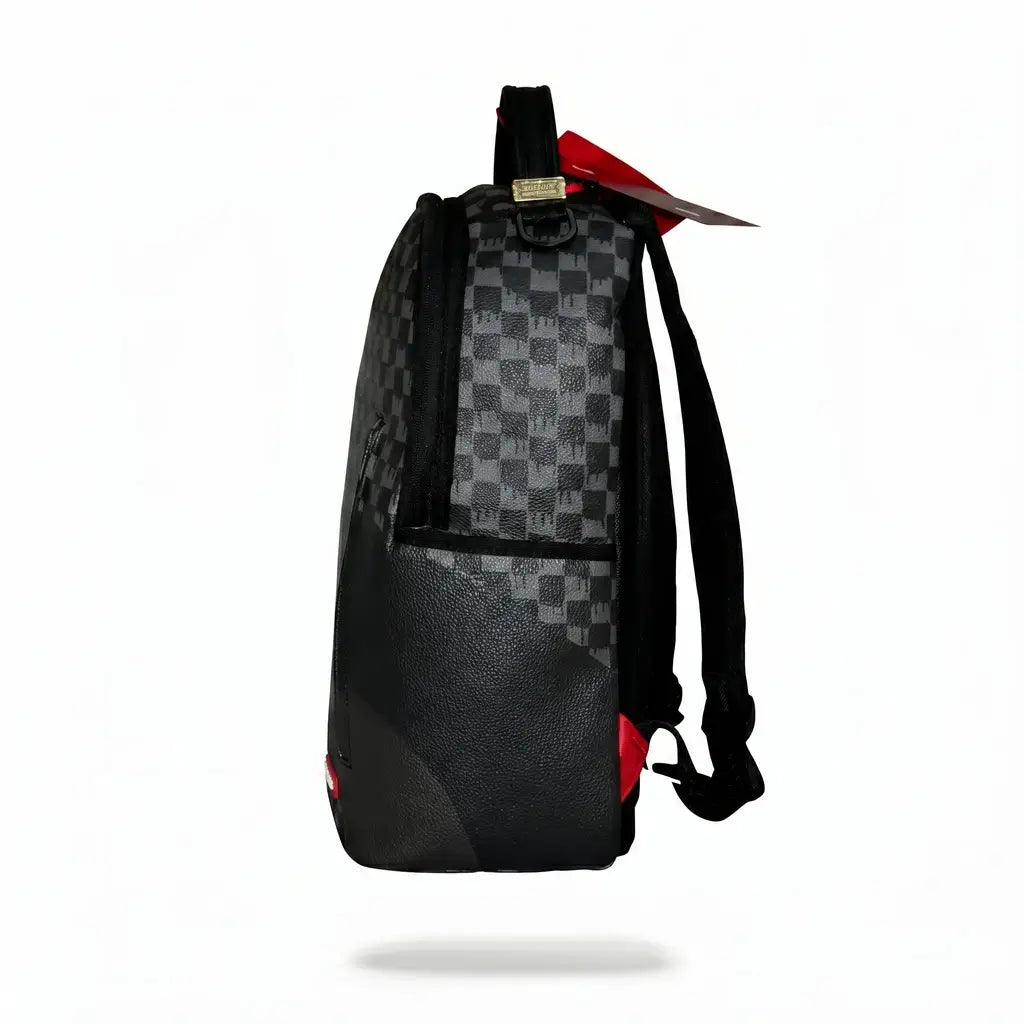 MORRAL SPRAYCOLOMBIA GREY CHECKERED EYE BACKPACK NEGRO