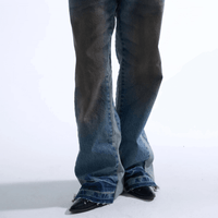 SINNERS DIRTY FLARED JEANS