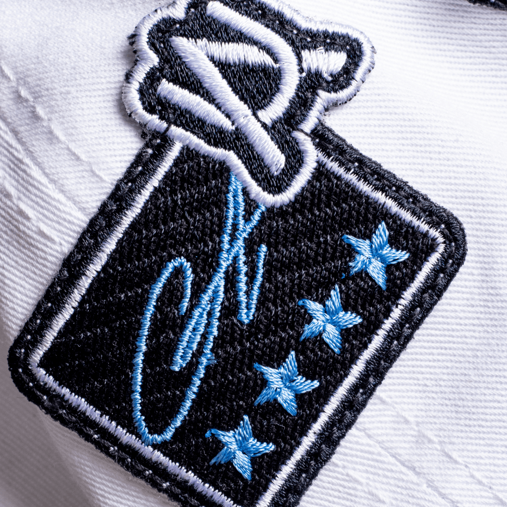 AURUM STARS II STAR PATCH GORRA AJUSTABLE BLANCA