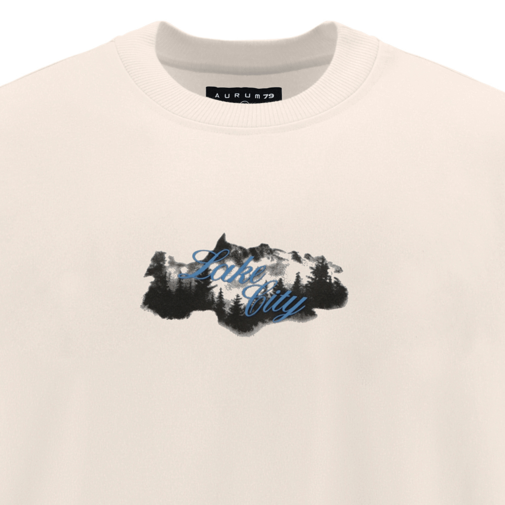 AURUM METROPOLIS III LAKE CITY CAMISETA OVERSIZED BLANCA