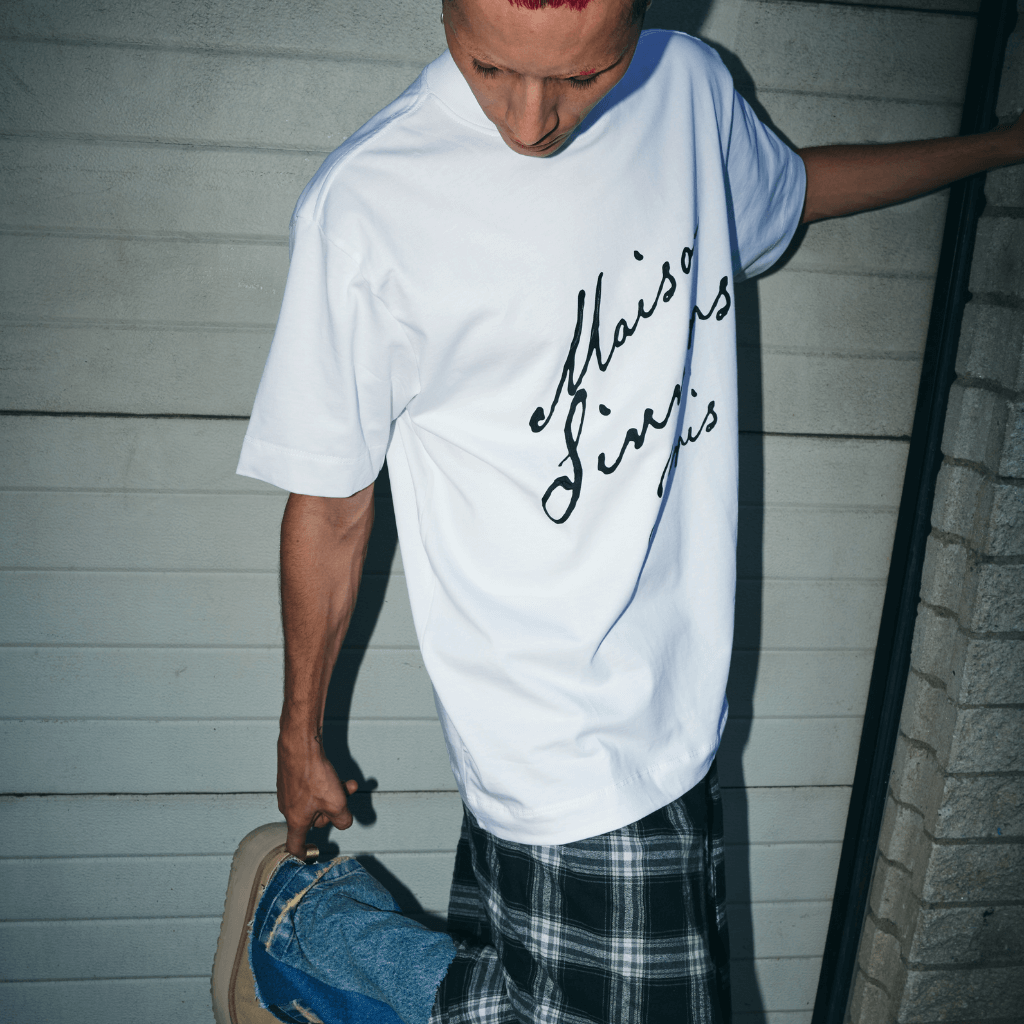 SINNERS MAISON SINNERS CAMISETA REGULAR BLANCA