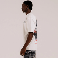 AURUM STARS I FLASHES CAMISETA OVERSIZED BLANCA