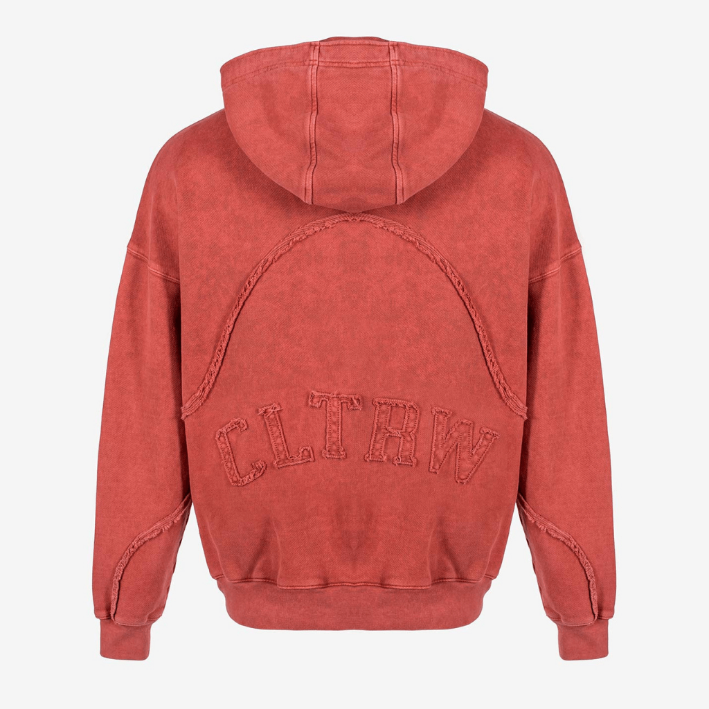 CULTUREWISE TWO STROKE SAINTS BUZOS DE CIERRE OVERSIZED TWO STROKE NARANJA