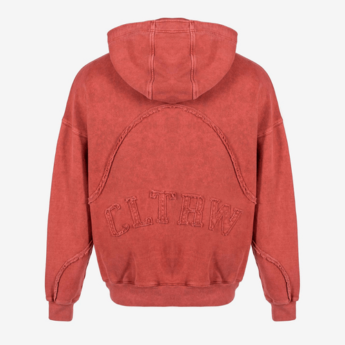 CULTUREWISE TWO STROKE SAINTS BUZOS DE CIERRE OVERSIZED TWO STROKE NARANJA