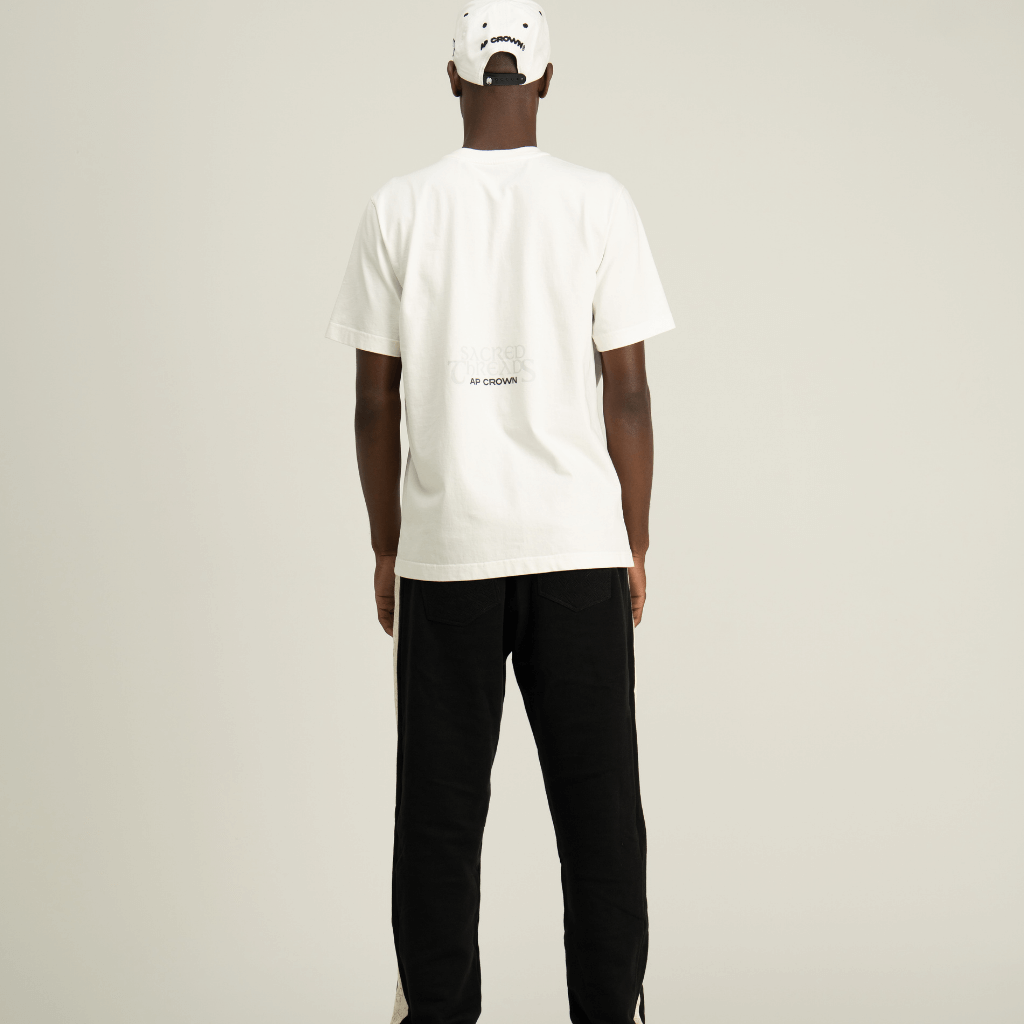 AP CROWN HILOS SAGRADOS OZIR CAMISETA REGULAR BLANCA