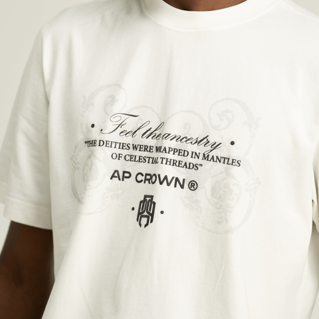 AP CROWN HILOS SAGRADOS OZIR CAMISETA REGULAR BLANCA