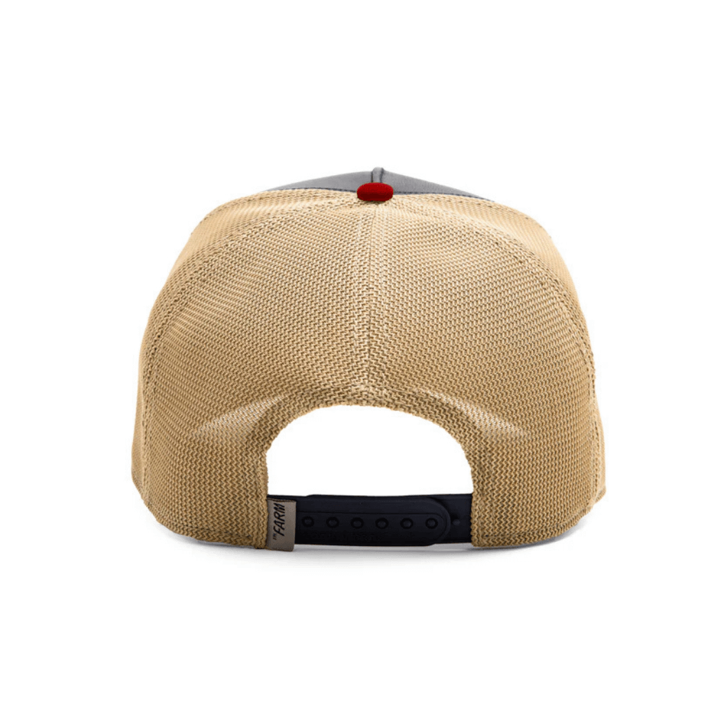 GOORIN BROS GALLO SHLEATHER COCK GORRA CAMIONERA AJUSTABLE AZUL / ROJO