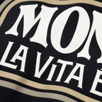 MONOIC TUTTO BENE 2 BUZO LA VITA E BELLA NEGRO OSCURO