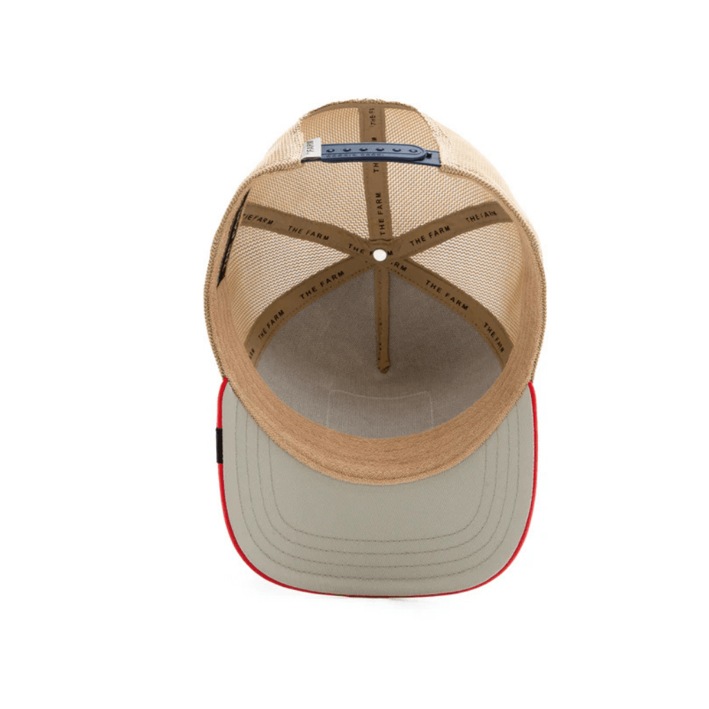 GOORIN BROS GALLO SHLEATHER COCK GORRA CAMIONERA AJUSTABLE AZUL / ROJO