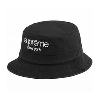 SUPREME CHINO TWILL GORRO NEGRO