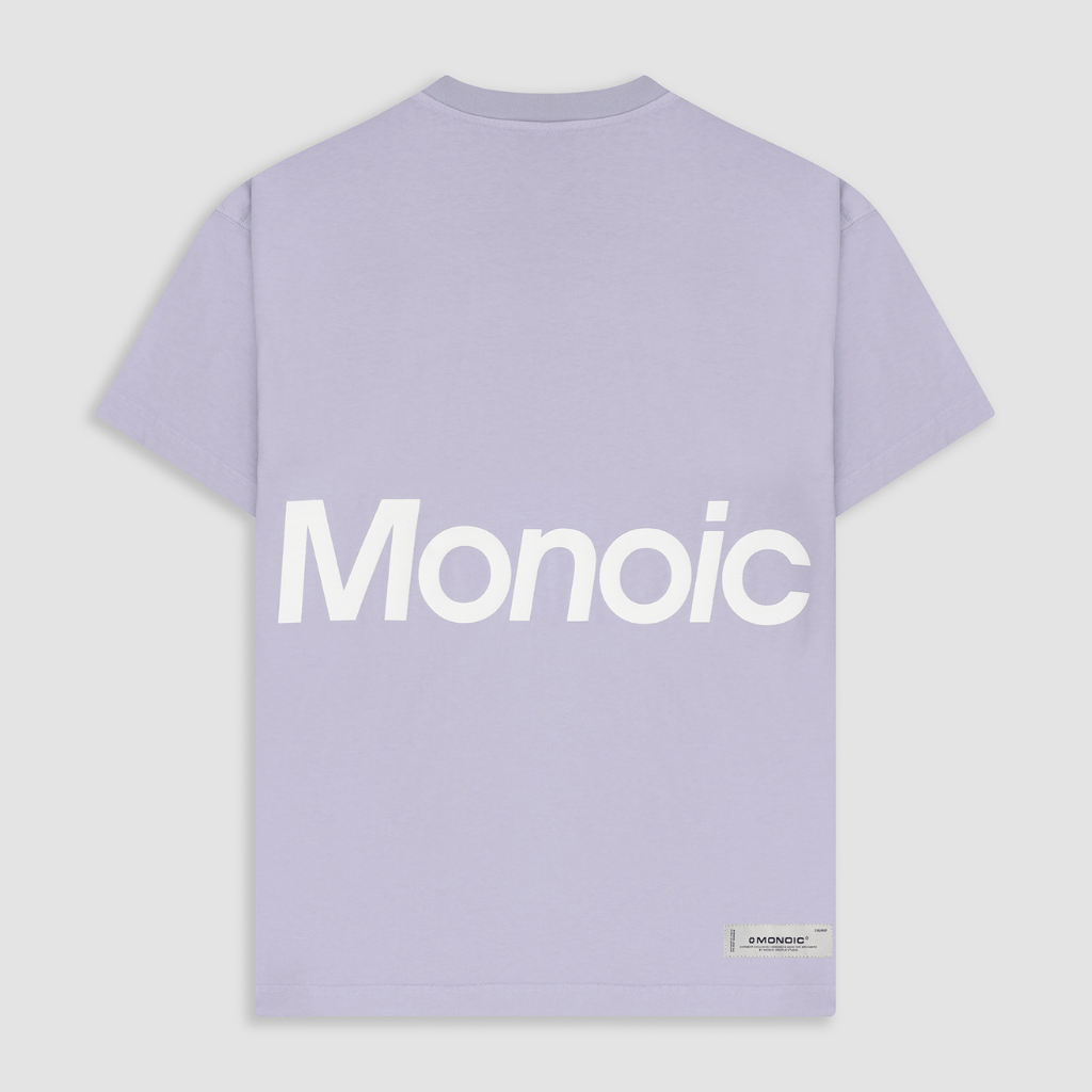 MONOIC TIMELESS V2 CAMISETA LOGO OVERSIZED LILA