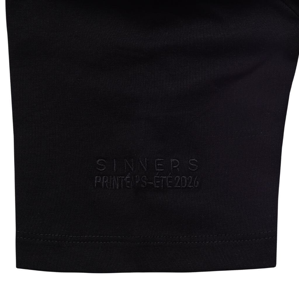 SINNERS PRIMAVERA 26 MONOGRAM CAMISETA SLIM NEGRA