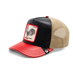 GOORIN BROS GALLO SHLEATHER COCK GORRA CAMIONERA AJUSTABLE AZUL / ROJO