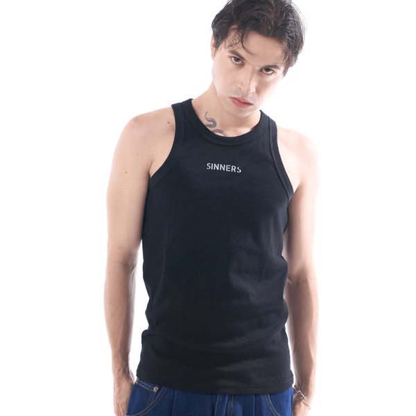 SINNERS TANK TOP HOMBRE NEGRO