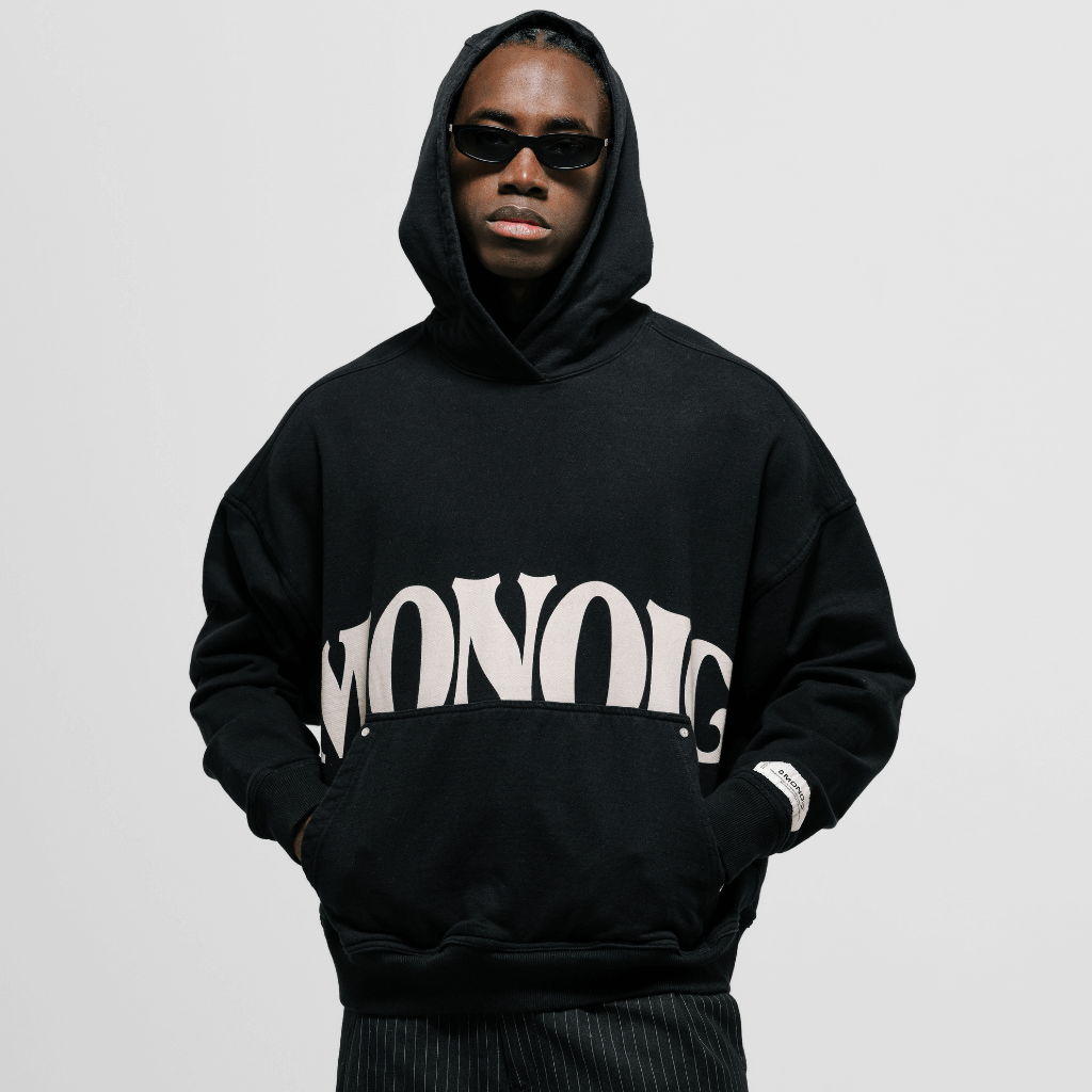 MONOIC TUTTO BENE 2 BUZO LA VITA E BELLA NEGRO OSCURO