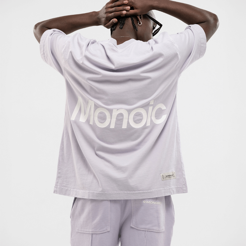 MONOIC TIMELESS V2 CAMISETA LOGO OVERSIZED LILA