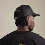 AP CROWN SIGNAL GORRA AJUSTABLE SIETE BLACK TRUCKER NEGRO