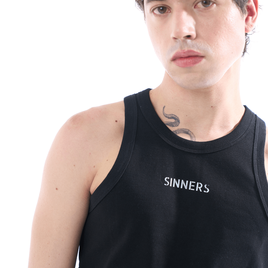 SINNERS TANK TOP HOMBRE NEGRO