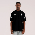 AURUM STARS I GHOST CAMISETA OVERSIZED NEGRA