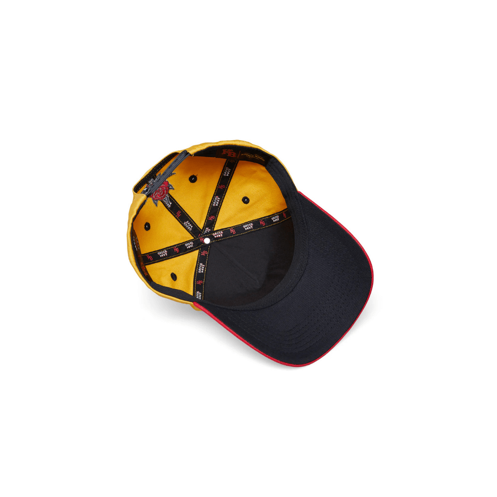 KINGS BRED THE SAUCE BOY GORRA AJUSTABLE AMARILLA / ROJO