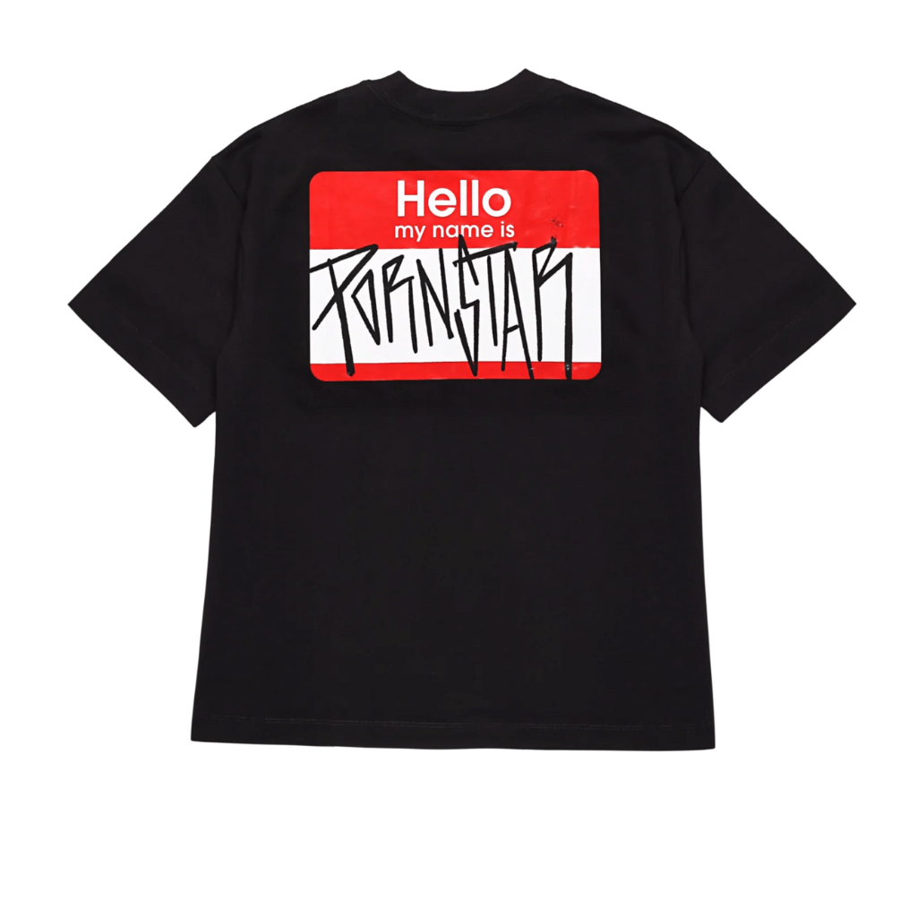 SINNERS P*RNSTAR CAMISETA OVERSIZED NEGRA