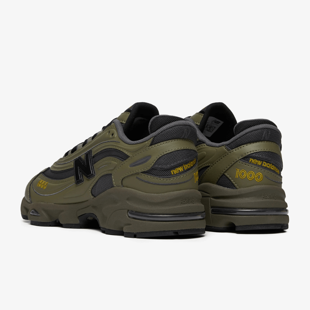 TENIS NEW BALANCE 1000 DARK OLIVE MAGNET VERDES