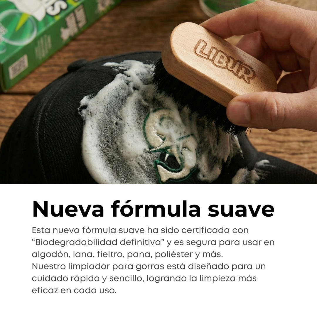 ESPUMA SHAMPOO LIMPIADOR PARA GORRAS
