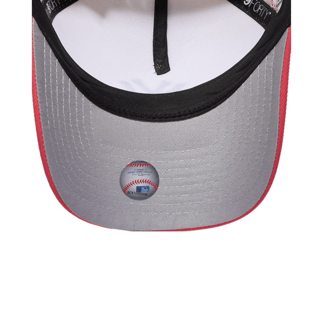 NEW ERA 9FORTY A FRAME MLB NEW YORK YANKEES CHROME CORAL COLLECTION GORRA AJUSTABLE BLANCO