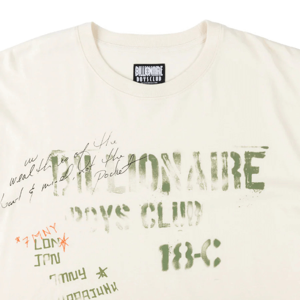 BILLIONAIRE BOYS CLUB SIGNED CAMISETA BLANCA