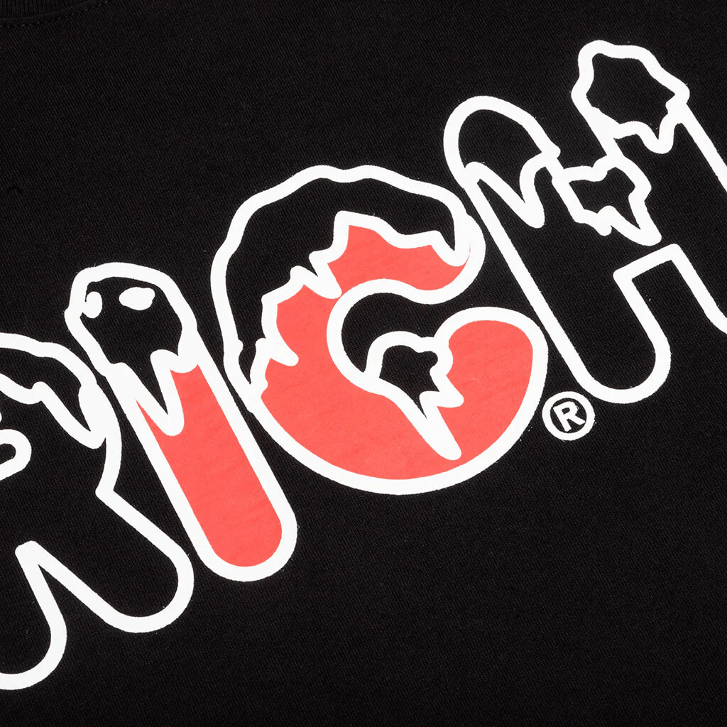 ICECREAM RICH CAMISETA NEGRA / ROJO