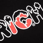 ICECREAM RICH CAMISETA NEGRA / ROJO