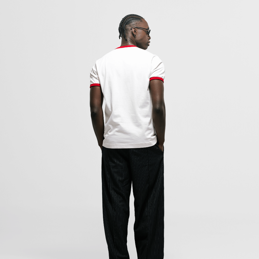 MONOIC TUTTO BENE I CAMISETA TUTTO BENNE RINGER FIT BLANCO HUESO