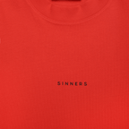 SINNERS FW25 SINNERS FW25 LOGO CAMISETA OVERSIZE NARANJA