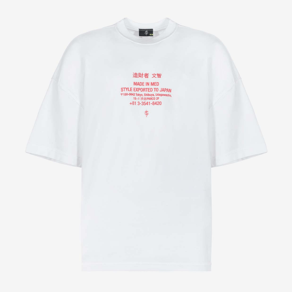 CULTURE WISE KONBINI CAMISETA BLANCA JAPAN DRAGON
