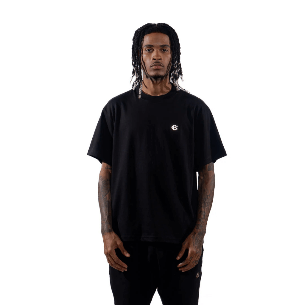 CREEP BRAND CAMISETA OVERSIZE BASICS CHROME V2 NEGRA