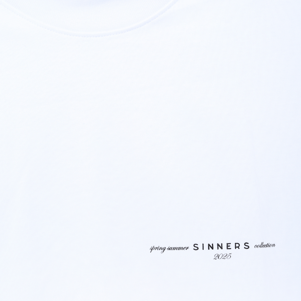 SINNERS GARMENTS CAMISETA REGULAR BLANCA