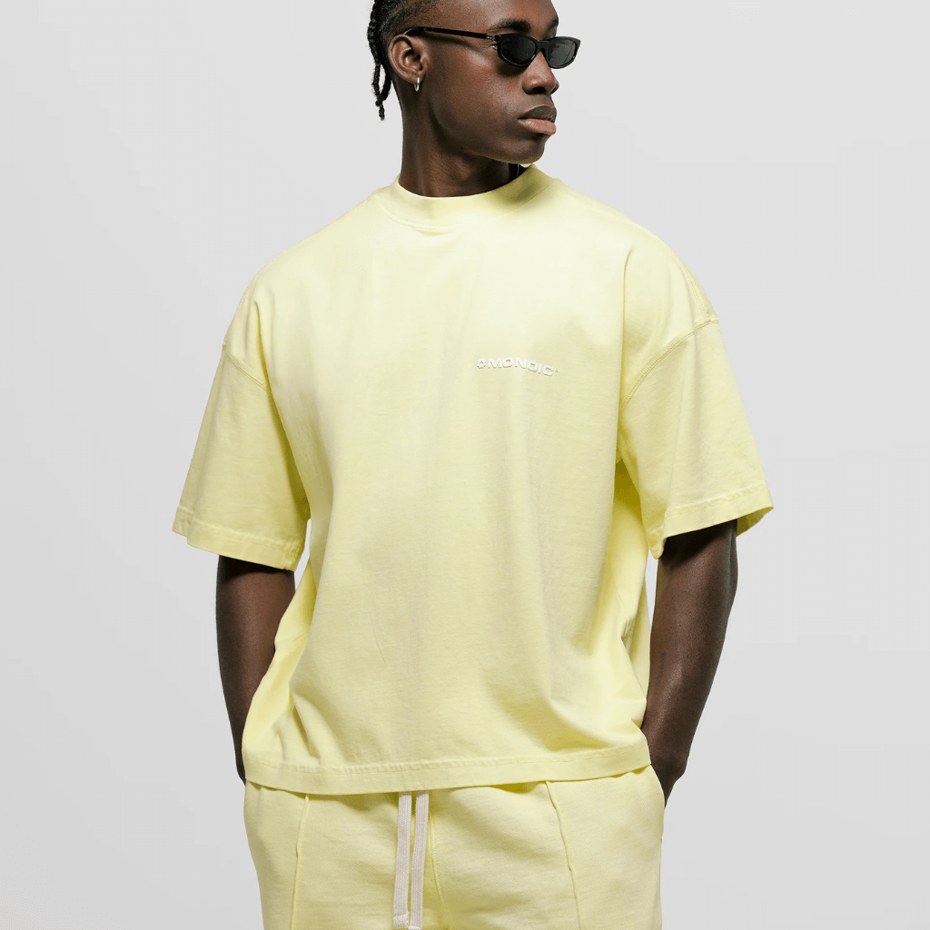 MONOIC TIMELESS V3 CAMISETA BOXY FIT AMARILLO