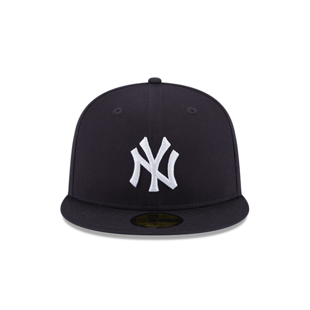 NEW ERA 59FIFTY MLB NY YANKES GORRA BASICA PARCHE CERRADA AZUL NAVY LOGO BLANCO