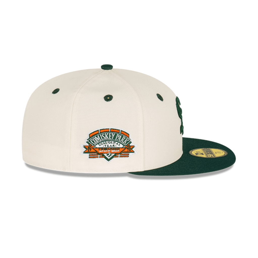 NEW ERA 59FIFTY MLB CHICAGO WHITE SOX COMISKEY PARK 1991 GORRA CERRADA BLANCA
