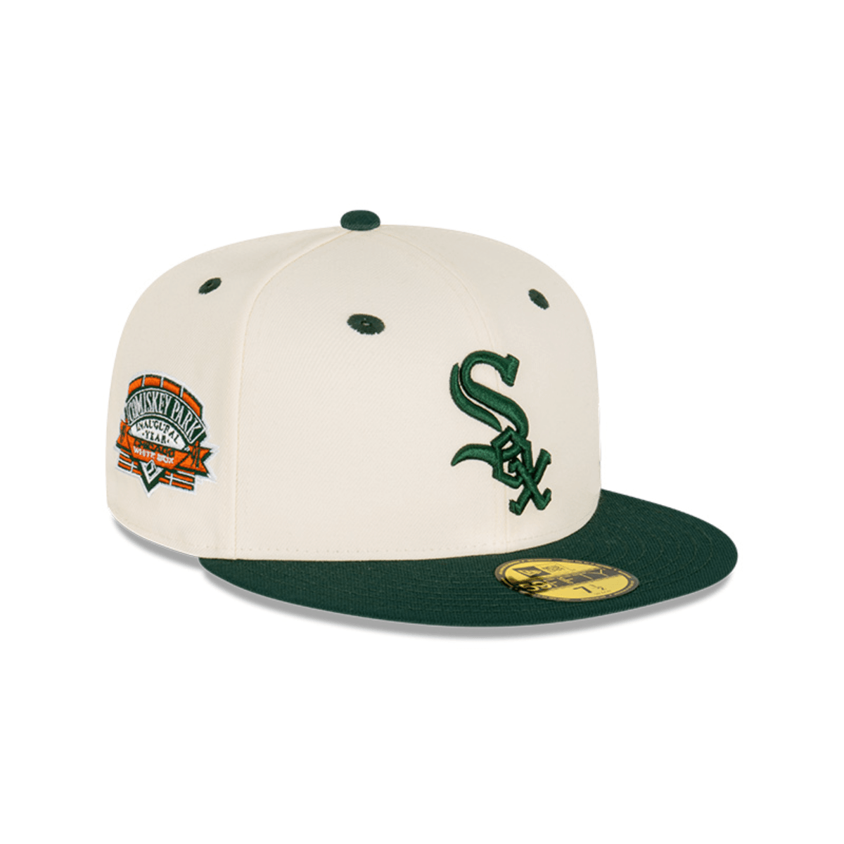 NEW ERA 59FIFTY MLB CHICAGO WHITE SOX COMISKEY PARK 1991 GORRA CERRADA BLANCA