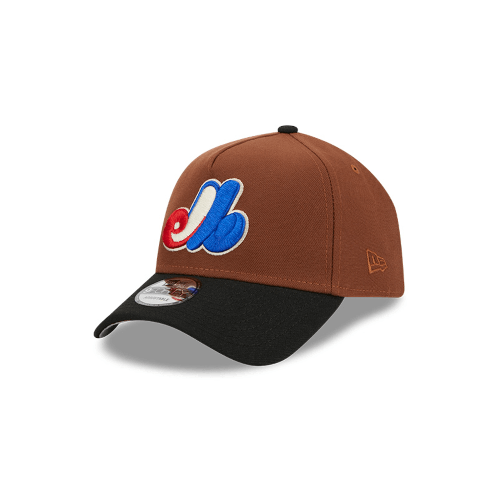 NEW ERA 9FORTY A FRAME MLB MONTREAL EXPOS HARVEST GORRA AJUSTABLE CAFE