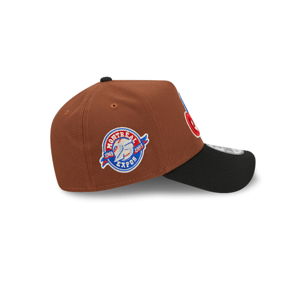 NEW ERA 9FORTY A FRAME MLB MONTREAL EXPOS HARVEST GORRA AJUSTABLE CAFE