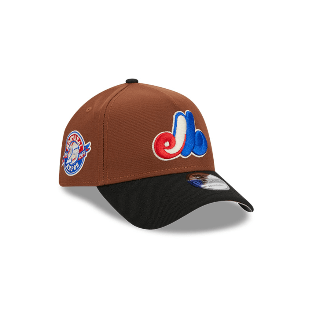 NEW ERA 9FORTY A FRAME MLB MONTREAL EXPOS HARVEST GORRA AJUSTABLE CAFE